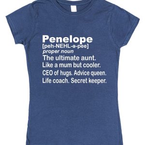 Personalised Aunt T-Shirt - Dictionary Definition