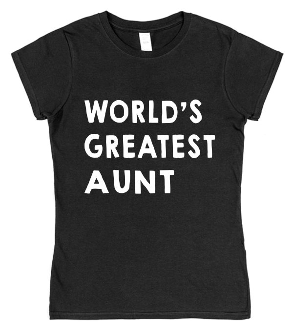 Greatest Aunt T-Shirt - "World's Greatest Aunt" - Image 5