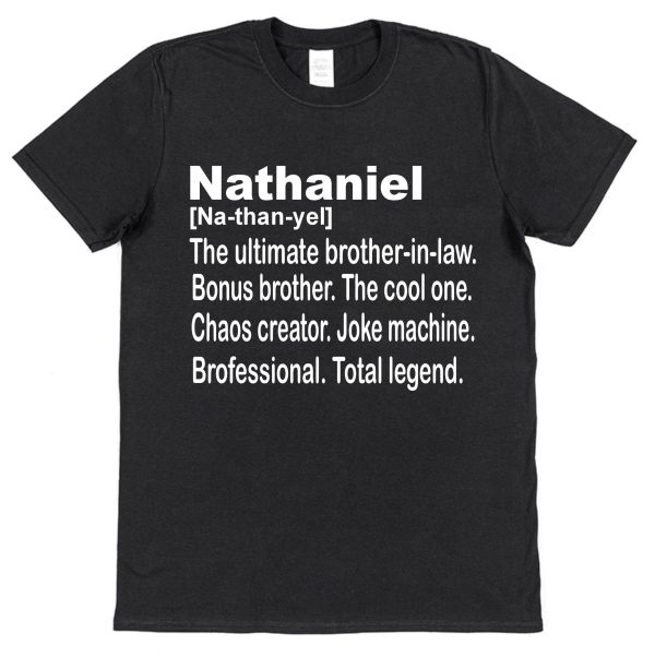Personalised Brother-In-Law Definition T-Shirt - Funny & Thoughtful Gift for Him - Image 4