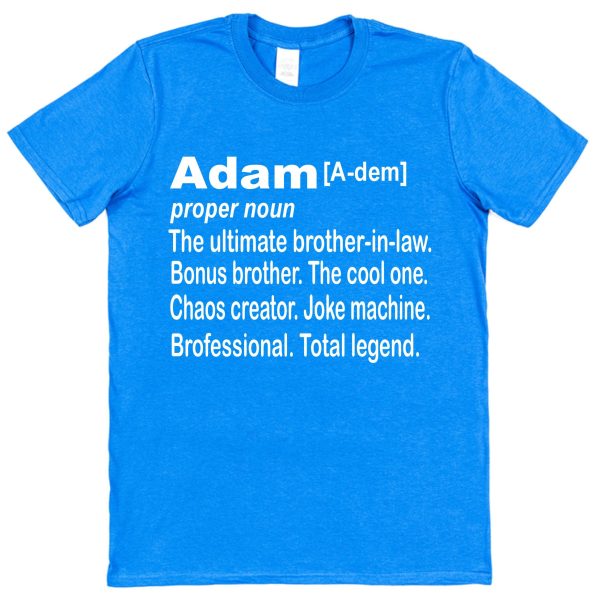 Personalised Brother-In-Law Definition T-Shirt