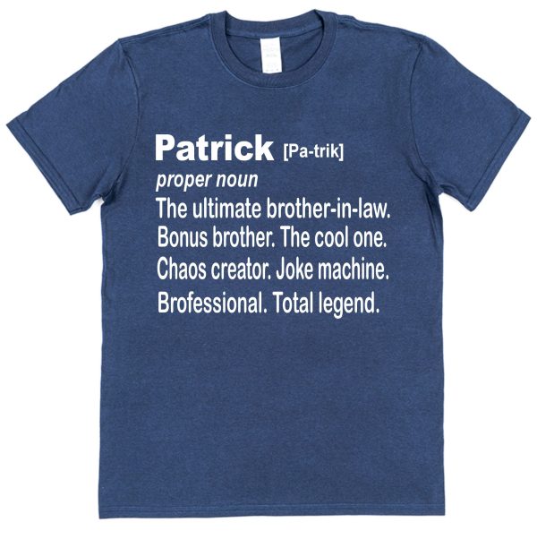 Personalised Brother-In-Law Definition T-Shirt - Funny & Thoughtful Gift for Him - Image 3