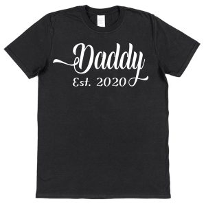 Personalised Daddy T-Shirt - "Daddy Est (Birth Year)"