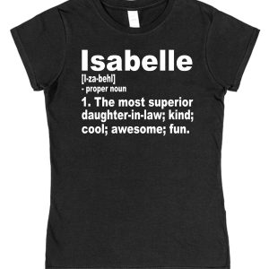 Personalised Daughter-In-Law T-Shirt - Superior Daughter-In-Law Dictionary Definition