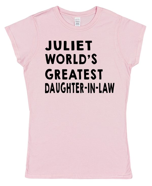 Personalised Daughter-In-Law T-Shirt - "World's Greatest Daughter-In-Law" - Image 7