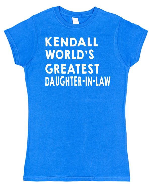 Personalised Daughter-In-Law T-Shirt - "World's Greatest Daughter-In-Law" - Image 5
