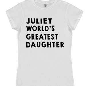 Personalised Daughter T-Shirt - "World's Greatest Daughter"