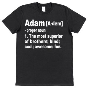 Personalised Brother T-Shirt - Superior Brother Dictionary Definition