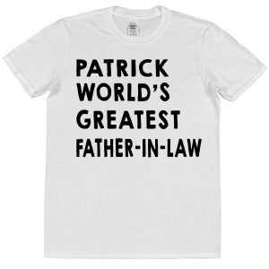 Personalised Father-In-Law T-Shirt - "World's Greatest Father-In-Law"