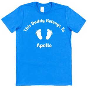 Personalised Daddy T-Shirt - "This Daddy Belongs To..."