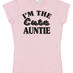 Auntie T-Shirt - "I'm The Cute Auntie"