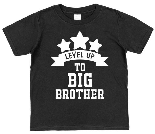 Brother T-Shirt - "Level Up To Big Brother" - Image 5