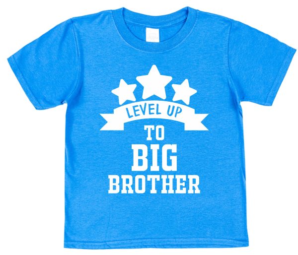 Brother T-Shirt - "Level Up To Big Brother" - Image 3