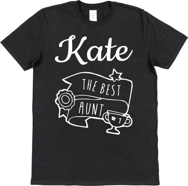 Personalised Aunt T-Shirt - "The Best Aunt" - Image 4