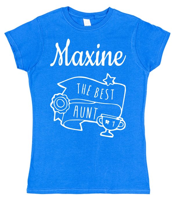 Personalised Aunt T-Shirt - "The Best Aunt" - Image 3