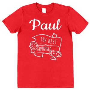 Personalised Grandad T-Shirt - "The Best Grandad"