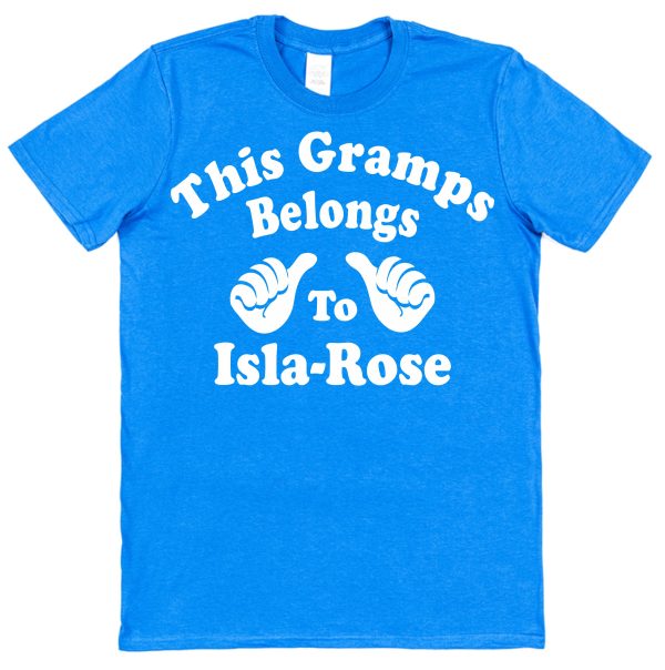 Personalised Gramps T-Shirt - "This Gramps Belongs To" - Image 3