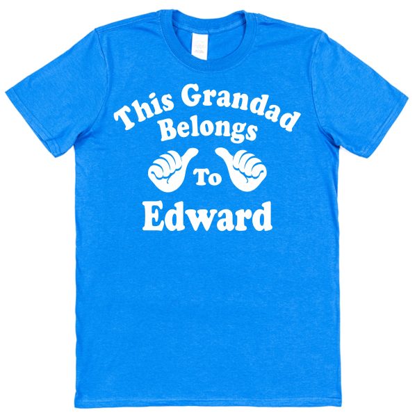 Personalised Grandad T-Shirt - "This Grandad Belongs To" - Image 2