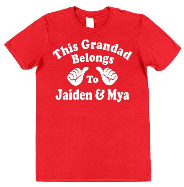 Personalised Grandad T-Shirt - "This Grandad Belongs To" - Image 3