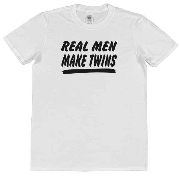 Dad T-Shirt - "Real Men Make Twins" - Image 5