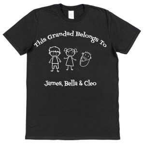 Personalised Grandad T-Shirt - "This Grandad Belongs To"