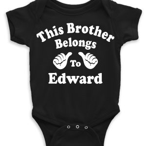 Personalised Brother Baby Vest - "This Brother Belongs To..."