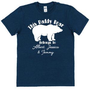 Personalised Daddy T-Shirt - "This Daddy Bear Belongs To..."