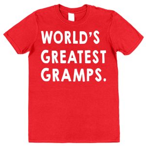 Grandad T-Shirt - "World's Greatest Gramps"