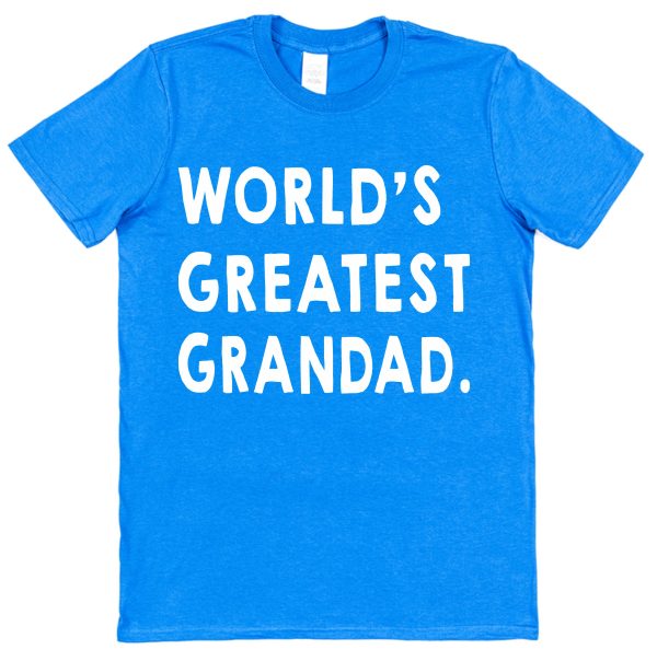 Grandad T-Shirt - "World's Greatest Grandad"