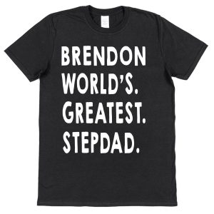 Personalised Stepdad T-Shirt - "World's Greatest Stepdad"