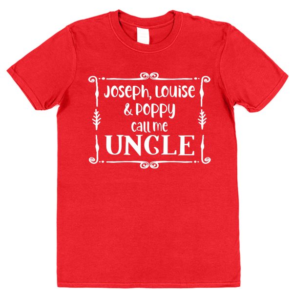 Personalised Uncle T-Shirt – "...Call Me Uncle" - Image 2