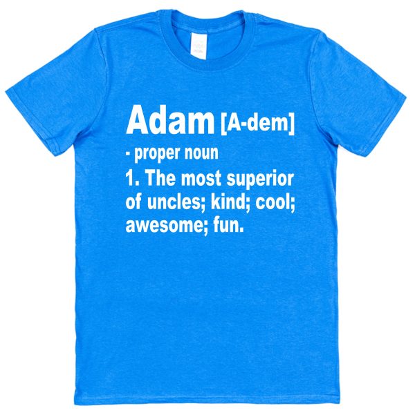 Personalised Uncle T-Shirt – Superior Uncle Dictionary Definition