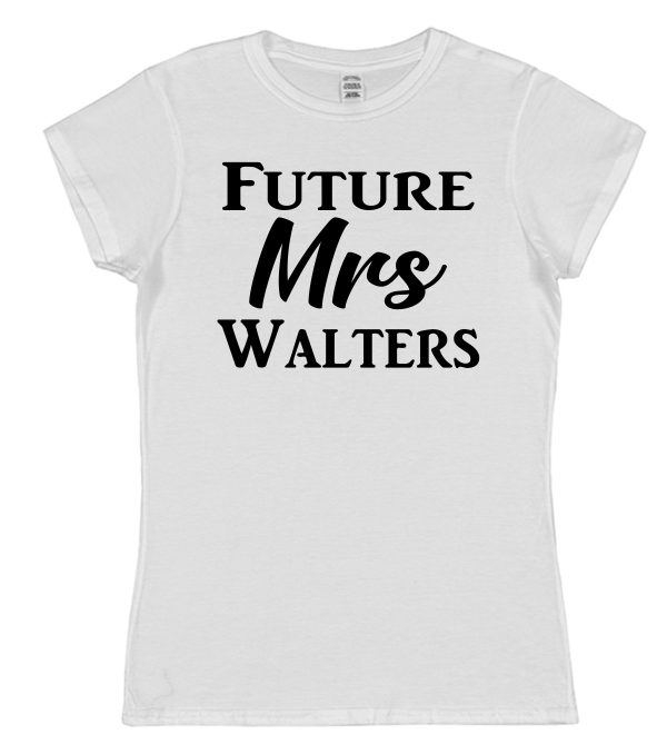 Personalised Fiancée T-Shirt – "Future Mrs..." - Image 2