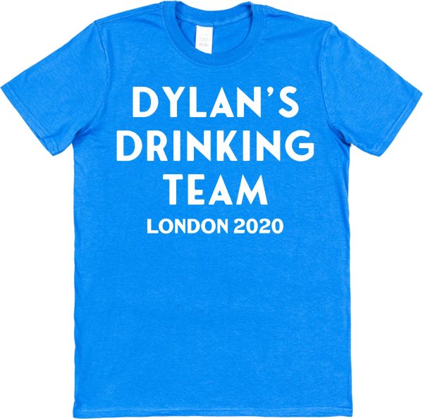Personalised Stag Night T-Shirt – "Drinking Team"