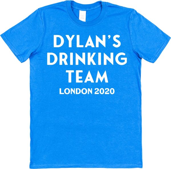 Personalised Stag Night T-Shirt – "Drinking Team"