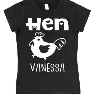Personalised Bride T-Shirt – "Hen"
