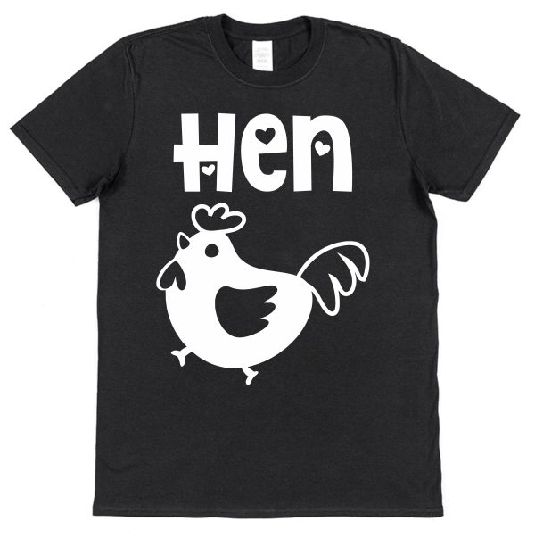 Bride T-Shirt – "Hen" - Image 2