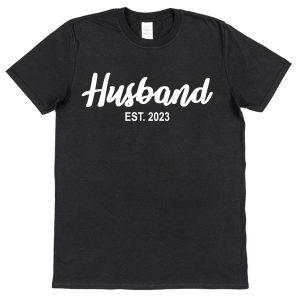 Personalised Husband T-Shirt – "Husband Est..."