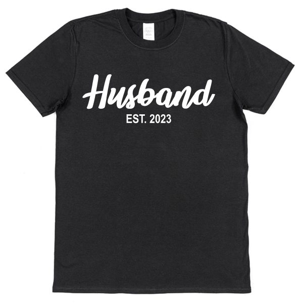 Personalised Husband T-Shirt – "Husband Est..."