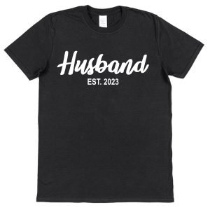 Personalised Husband T-Shirt – "Husband Est..."
