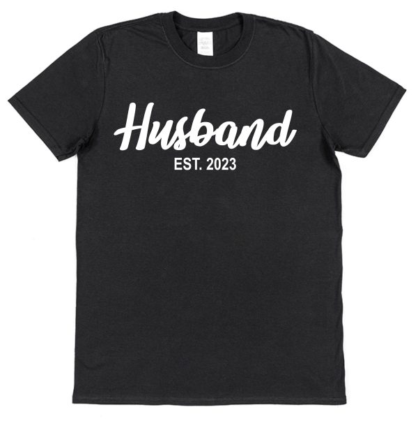 Personalised Husband T-Shirt – "Husband Est..."