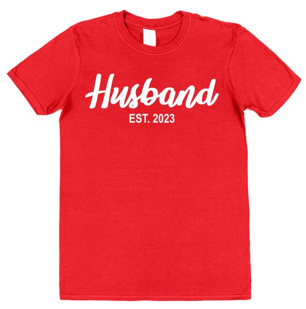 Personalised Husband T-Shirt – "Husband Est..." - Image 2