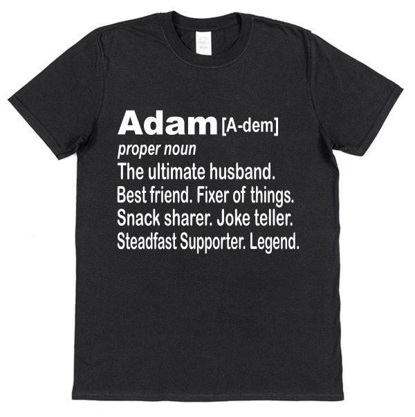 Personalised Husband T-Shirt – Dictionary Definition - Image 2
