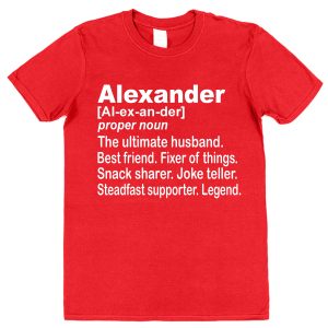 Personalised Husband T-Shirt – Dictionary Definition