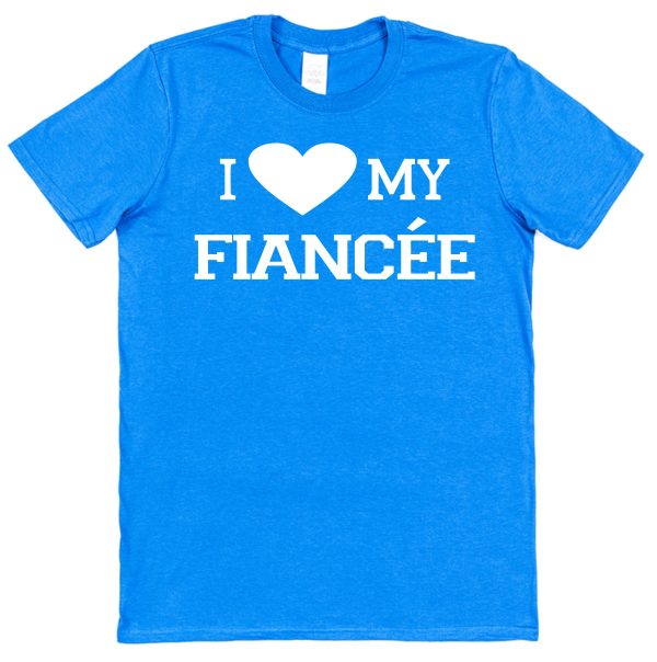 Fiancé T-Shirt – "I Heart My Fiancée" - Image 2