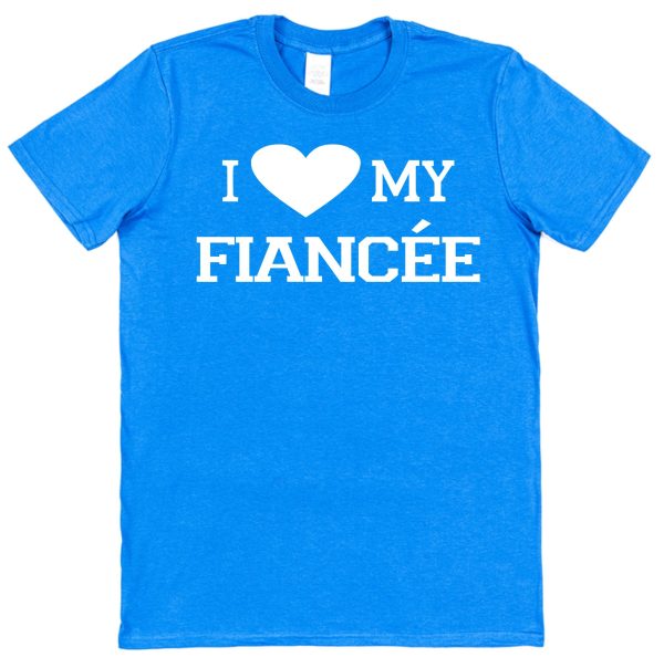 Fiancé T-Shirt – "I Heart My Fiancée" - Image 2