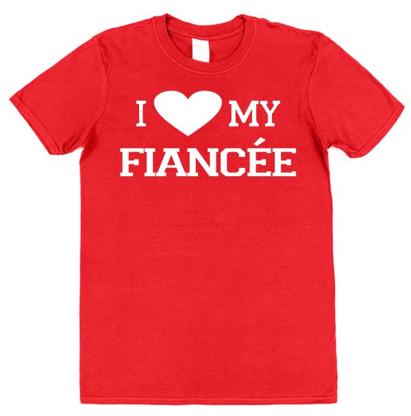 Fiancé T-Shirt – "I Heart My Fiancée"