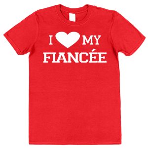 Fiancé T-Shirt – "I Heart My Fiancée"