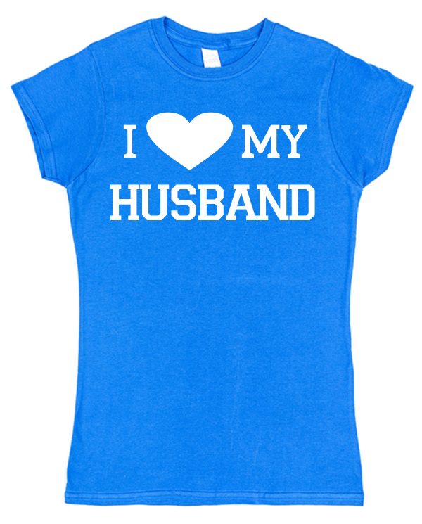 Wife T-Shirt – "I Heart My Husband" - Image 2