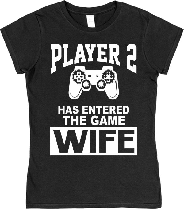 New Wife T-Shirt – "Player 2 Has Entered The Game" - Image 2