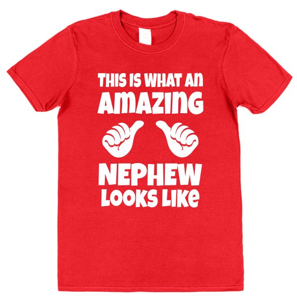 Nephew T-Shirt - "This Is What An Amazing Nephew Looks Like" - Image 2